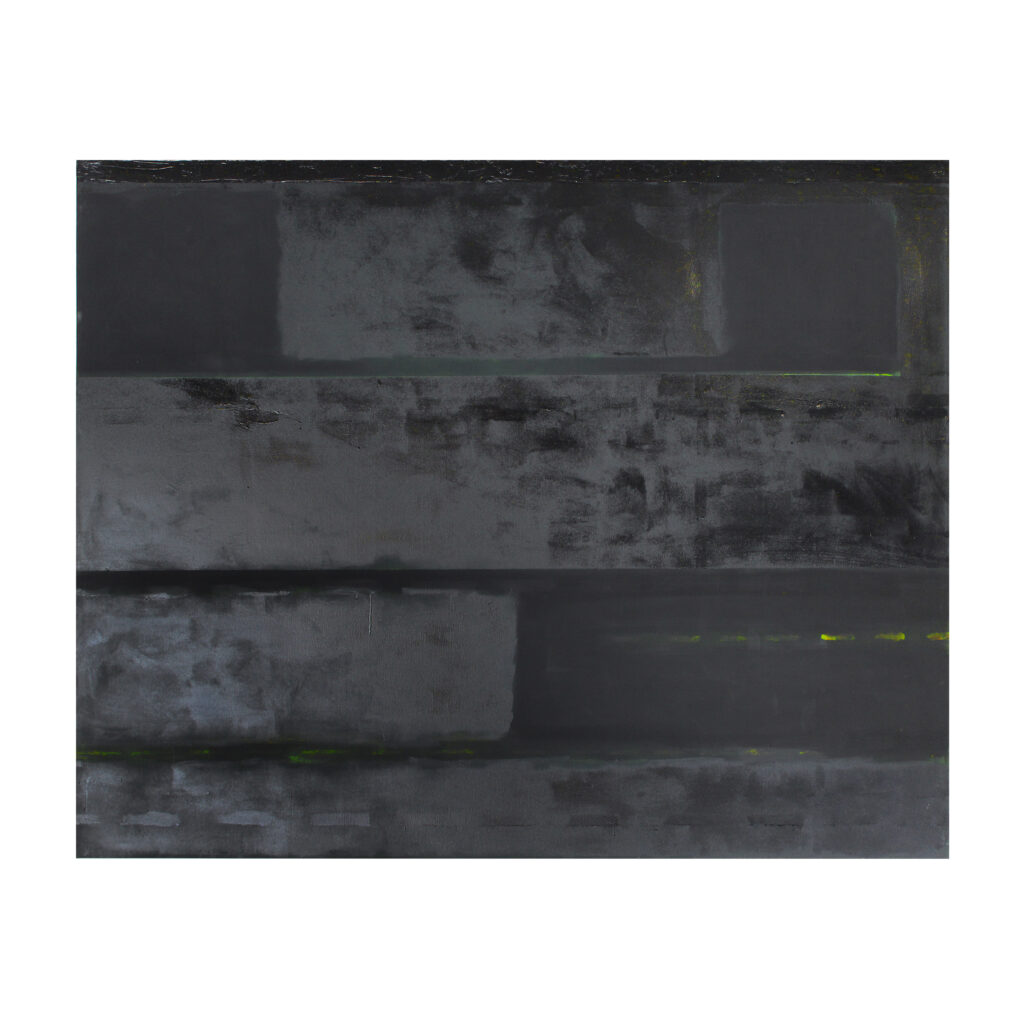 Reflexe, 1988, Mischtechnik, Segeltuch, 160 x 200 cm