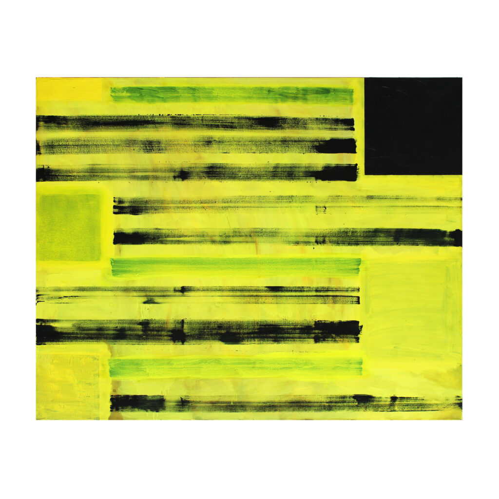 Sforzato, 1987, Mischtechnik, Segeltuch, 162 x 202 cm