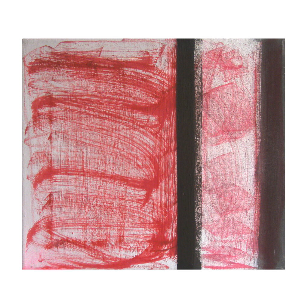 Streifen der Vergangenheit, 2012, Acrylfarbe auf Segeltuch, 25 x 285 cm