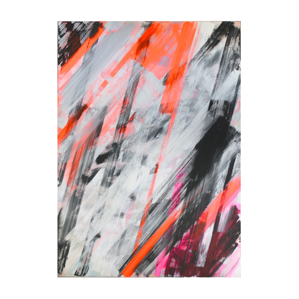 Synthese I, 1980-81, Mischtechnik, Segeltuch, 210 x 150 cm