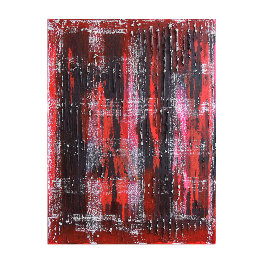 augenscheinlich, 2021, Mischtechnik, Segeltuch, 55 x 40 cm