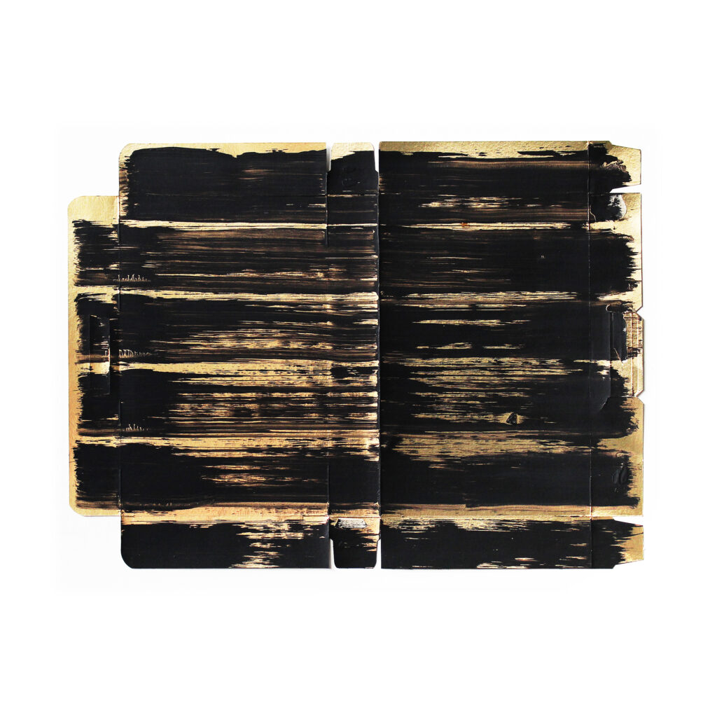 o. Titel, 1994, Mischtechnik auf Pappe, 33 x 45 cm