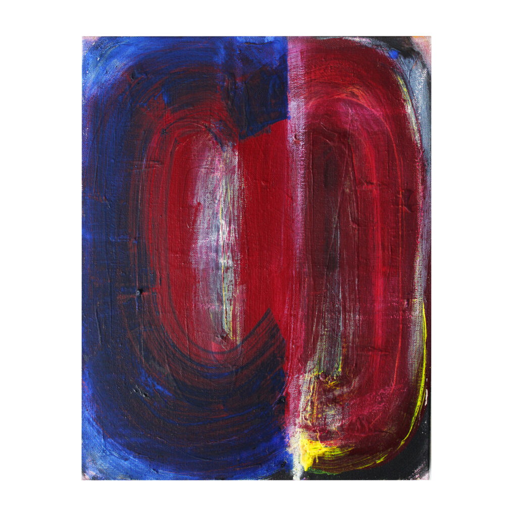 o. Titel, 2003, Mischtechnik, Leinwand, 95 x 75 cm
